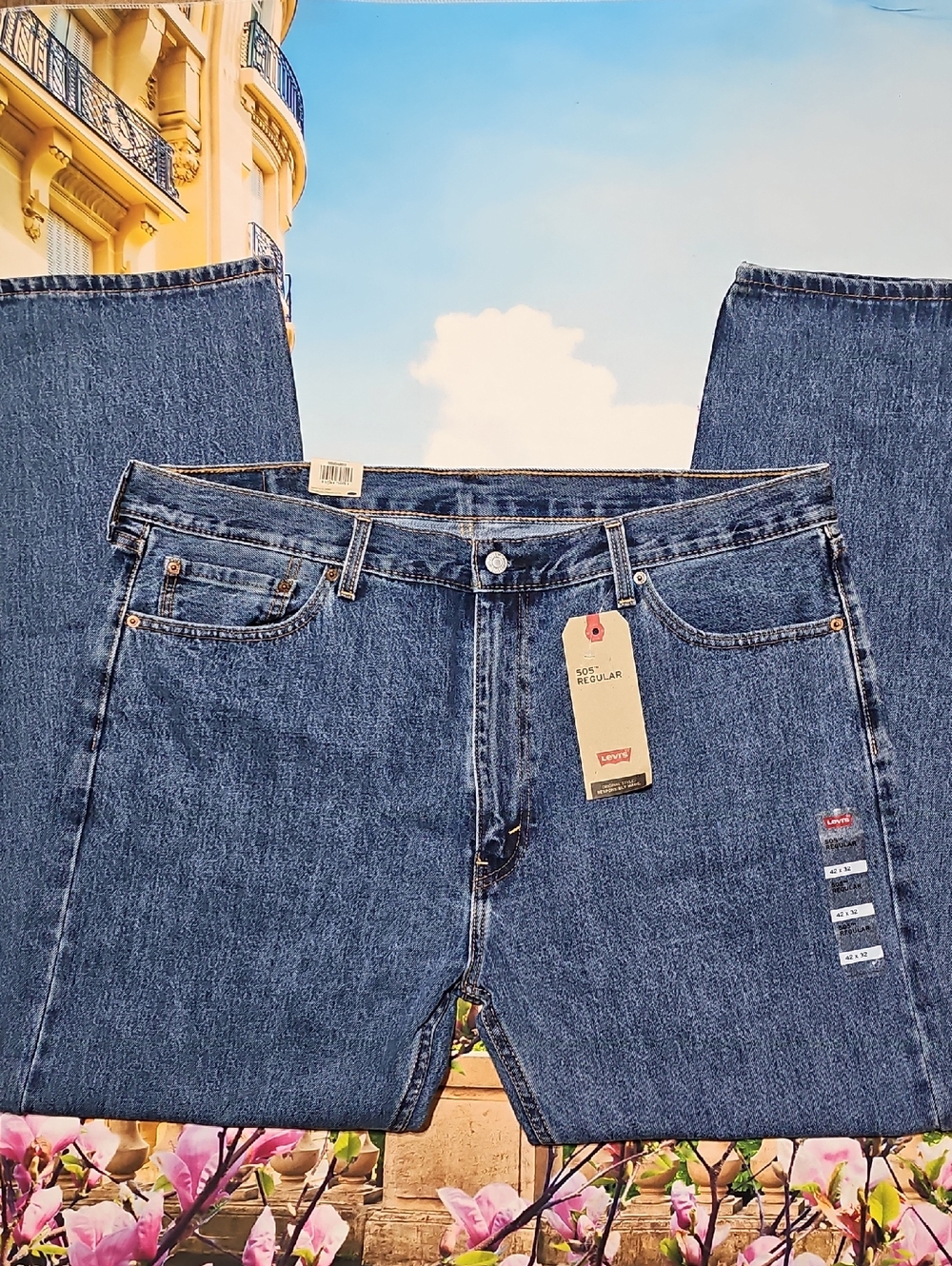 Levi's‎ 550 Relaxed Blue Jeans Size 42x32 New